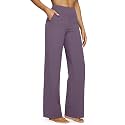 G4Free Yoga Pants for Women Wide Leg Pants with Pockets High Waisted