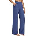 G4Free Yoga Pants for Women Wide Leg Pants with Pockets High Waisted