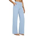G4Free Yoga Pants for Women Wide Leg Pants with Pockets High Waisted
