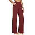 G4Free Yoga Pants for Women Wide Leg Pants with Pockets High Waisted
