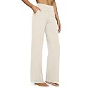 G4Free Yoga Pants for Women Wide Leg Pants with Pockets High Waisted