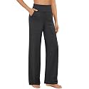 G4Free Yoga Pants for Women Wide Leg Pants with Pockets High Waisted