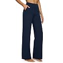 G4Free Yoga Pants for Women Wide Leg Pants with Pockets High Waisted