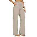 G4Free Yoga Pants for Women Wide Leg Pants with Pockets High Waisted