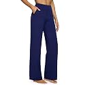 G4Free Yoga Pants for Women Wide Leg Pants with Pockets High Waisted