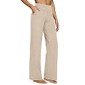 G4Free Yoga Pants for Women Wide Leg Pants with Pockets High Waisted