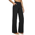 G4Free Yoga Pants for Women Wide Leg Pants with Pockets High Waisted