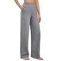 G4Free Yoga Pants for Women Wide Leg Pants with Pockets High Waisted