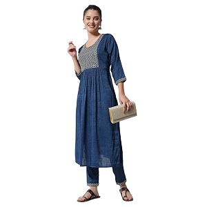 G4Girl Womens Rayon Regular Kurta