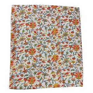 cotton printunstitched fabric for girlwomenwidth-44 inchlength-5 meterfor making full all over suitkurtigownpalazodress materialtunicstopmaxinightyfree_size orange kaani multicolor