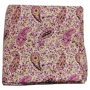 cotton printunstitched fabric for girlwomenwidth-44 inchlength-250 meterfor making kurtigownpalazodress materialtunictop bottomsalwar suitmaxinightyfree_size pink ambi multicolor