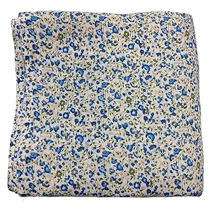 cotton printunstitched fabric for girlwomenwidth-44 inchlength-5 meterfor making full all over suitkurtigownpalazodress materialtunicstopmaxinightyfree_size blue