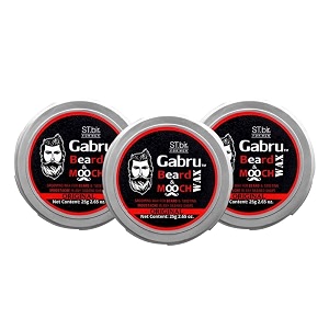 gabru beard amp mooch original wax for men  25g  pack of 3