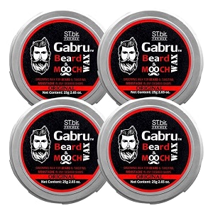 gabru beard amp mooch original wax for men  25g  pack of 4