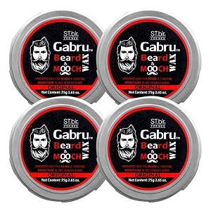 gabru beard amp mooch original wax for men  75g  pack of 4