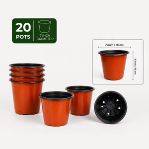 Gachera 7 inch Thermoform Plastic Pot for