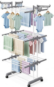 GADDA CO Steel Floor Cloth Dryer Stand