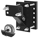GADFISH Spare Tire Carrier,Spare Tire Mount Boat Trailer Carrier Bracket,Heavy Duty Lock Holder,Fits 4 & 5 & 6 Lugs Trailer Wheels on 4", 4.5'', 4.75'', 5'' and 5.5'' Bolt Patterns,