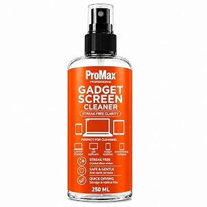 gadget cleaner 250 ml screen cleaning spray for mobile phone laptop keyboard led tv monitor camera lens tablet smartwatch earbuds anti static streak free electronic device cleaner solution