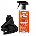 Gadget Cleaner 500 ML with Grey Microfiber Cleaning Cloth for Mobile Phone, Laptop, Keyboard, LED TV, Monitor, Camera Lens, Tablet, Smartwatch, Earbuds, Anti Static Screen Cleaner Spray Care Kit