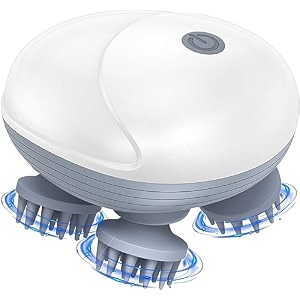 gadget deals electrical- scalp massager  head massager  scalp massager for hair growth  head massager vibrating machine hair fall control-3 speed mode-stress relaxation  scalp massage multicolor