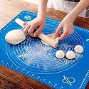 Gadget Deals- roti mat -Silicone- Baking Mat - roti mat for Kitchen | Chapati Atta Kneading Mat Non-Stick- chapati Rolling mat | chapati mat for Kitchen -Chapati Cake -Pizza mat–Multicolor(50 * 40cm)