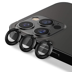 gadgetbite orbix camera lens protector for iphone 12 pro max 6734 tempered glass camera lens protector tempered glass lens ring cover fit for iphone 12 pro max black