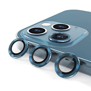 gadgetbite orbix camera lens protector for iphone 12 pro max 6734 tempered glass camera lens protector tempered glass lens ring cover fit for iphone 12 pro max blue