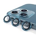 GadgetBite Orbix Camera Lens Protector for iPhone 12 PRO MAX 6.7", Tempered Glass Camera Lens Protector Tempered Glass Lens Ring Cover Fit for iPhone 12 PRO MAX (Blue)