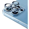 GadgetBite Orbix Camera Lens Protector for iPhone 13 Pro 6.1"&amp; iPhone 13 Pro Max 6.7", Tempered Glass Camera Lens Protector Tempered Glass Lens Ring Cover for iphone13 Pro/13 Pro Max (Sierra Blue)