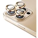 GadgetBite Orbix Camera Lens Protector for iPhone 14 Pro 6.1"&amp; iPhone 14 Pro Max 6.7", Tempered Glass Camera Lens Protector Tempered Glass Lens Ring Cover Fit for 14 Pro/iPhone 14 Pro Max (Gold).