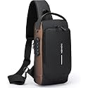 GadgetBite Sling Bag for Men EVA Hard Shell Travel Shoulder Bag Unisex Chest Crossbody Backpack one Side Pouch Travel Handbag Waterproof trendy Carry Bag for Work Travel Gadget Tablet Books Mobile