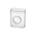 GadgetBite Data Cable Storage Box, Charging Cable &amp; Earphone Organizer, Multi-Functional Electronics Case, Portable, Water-Resistant, Cable Management Box with Lid for Travel &amp; Camping(White)