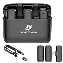 GADGETSWEAR J13 Dual Wireless Lavalier Microphone, Noise Cancelling Clip-On Mic for YouTube, Vlogging, Interviews, Singing, Compatible with Android (Type-C), iPhone, DSLR & Camera