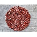 GAF TREASURES Red Jasper Chips Natural Mini Red Jasper Stones, Crushed Undrilled, Semi-Tumbled (1/8 lb)