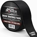 Gaffer Power Black Book Binding Tape 2 Inch x 15 Yards, Acid Free, USA Made