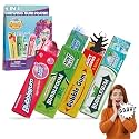 Gagster 4-in-1 Prank Chewing Gum Set – Shocking, Water Squirt, Cockroach Snapping, Fake Chewed Gum, Gag Gifts for Kids Adults, Work Pranks, April Fools, Practical Joke Toys Kit