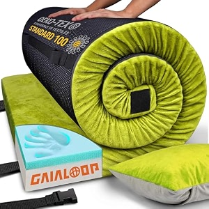 gaialoop memory sleeping pad blue full cot cot72  24  334
