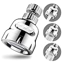 Gaiatop Movable 360 Degree Rotation Kitchen Faucet, Universal Splash Filter Tap With 3 Mode Adjustable Sprayer, Water Saving Sink Shower