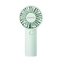 Gaiatop Portable Fan Rechargeable, Powerful 3 Speed Mini Fan Portable, USB Hand Fan Rechargeable Cute Small Electric Fan for Makeup Travel Camp Shopping Indoor Outdoor(Green)