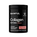 Gainful Collagen Peptides Powder, Vitamin C, Unflavored, 20 Servings