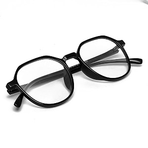 gainx oval blue light blocking glasses for kids uv protection computer eyewear zero power age 5-13 years-000