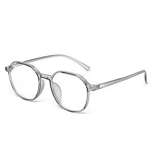 gainx oval blue light blocking glasses for kids uv protection computer eyewear zero power age 5-13 years-000