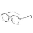 GAINX Oval Blue Light Blocking Glasses for Kids UV Protection Computer Eyewear Zero Power Age 5-13 Years(-0.00)