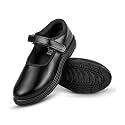 GAITO Girls Black School Shoes | Comfortable Synthetic Leather School Footwear | PVC Sole with EVA Insole | Durable, Lightweight & Non-Slip School Shoes for Girls