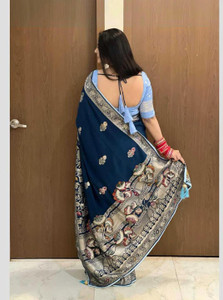 Gajj Kesari World Woven Banarasi Pure Silk