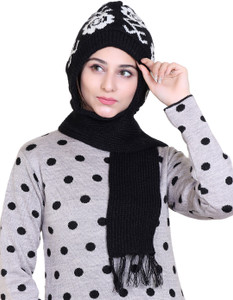 gajraj floral print beanie