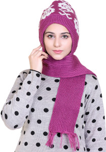 gajraj floral print beanie