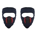 Gajraj Unisex Cotton Bike Riding &amp; Cycling Anti Pollution Dust Sun Protecion Full Face Cover Mask with Air Filter Mesh - Pack of 2 (Navy &amp; Navy)