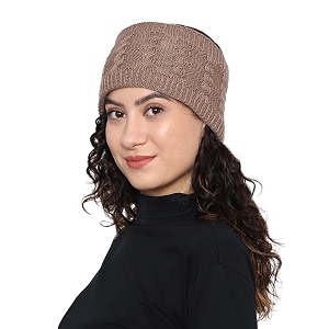 gajraj unisex knitted woolen headband earmuffs ear warmer for men and women